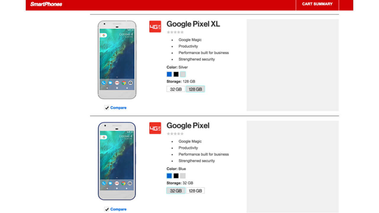 「Pixel/Pixel XL」にはブルーもあり？