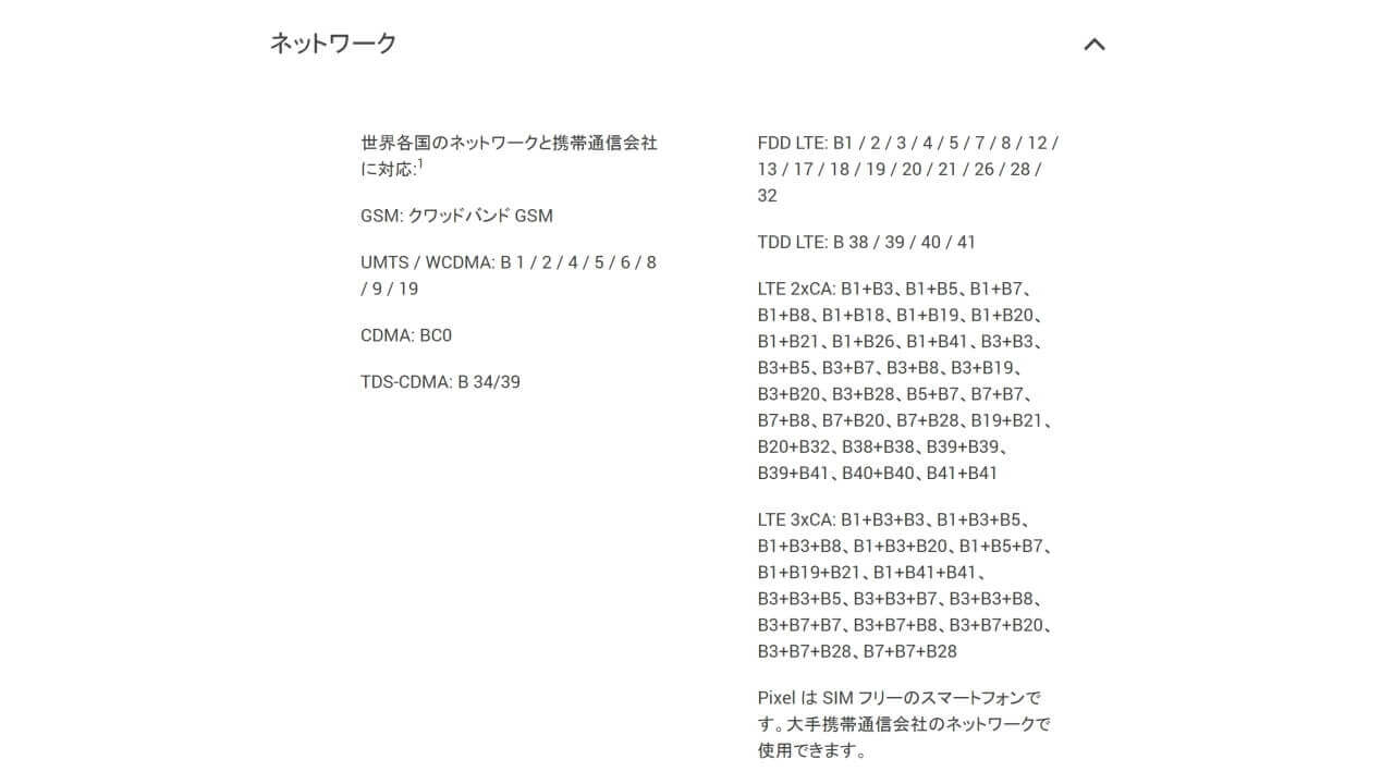 「Pixel/Pixel XL」グローバルモデルはFOMAプラスエリア対応