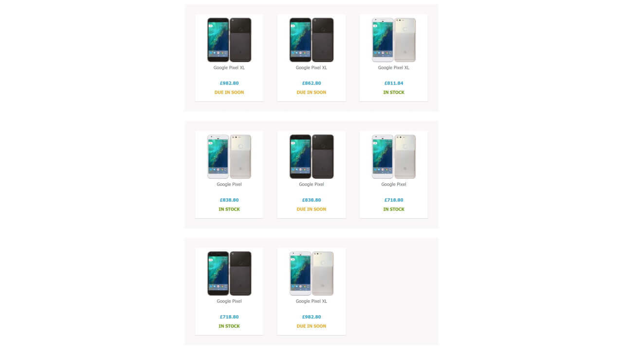 英Handtecに「Pixel/Pixel XL」再入荷