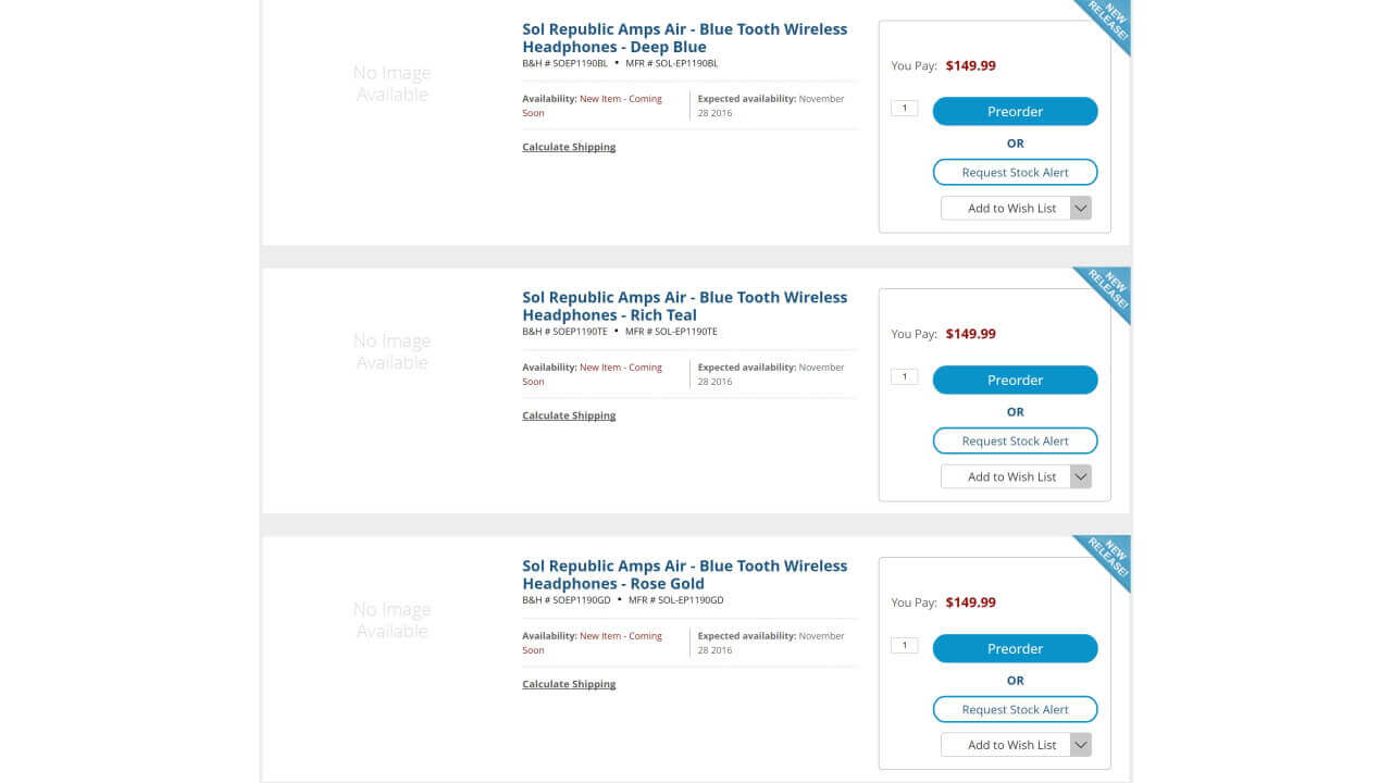 米B&Hが「SOL REPUBLIC Amps Air」予約開始