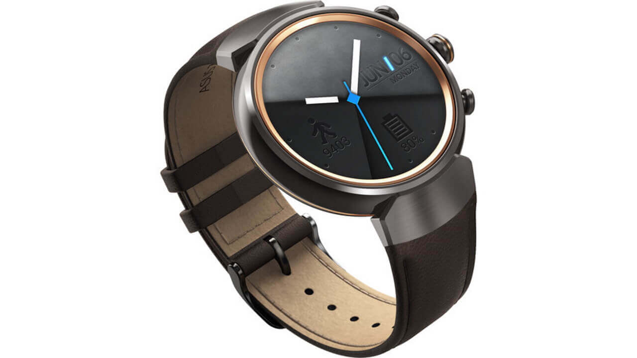 米ASUS、新型Android Wear「ZenWatch 3」予約開始