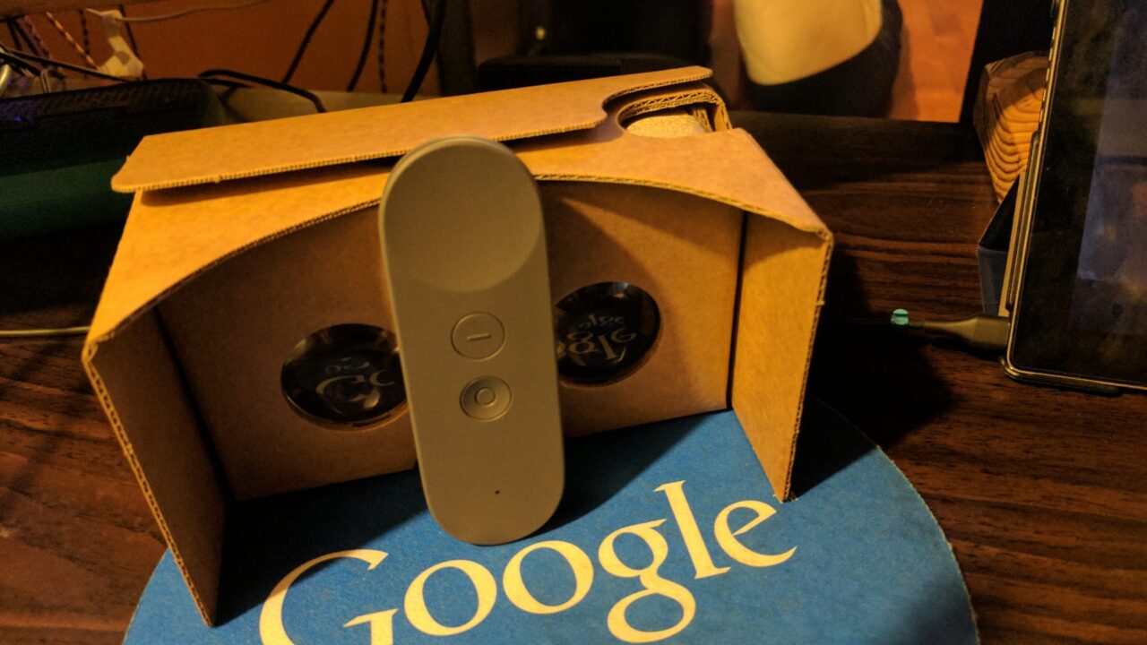 「Daydream」他VRヘッドセットで代用可能