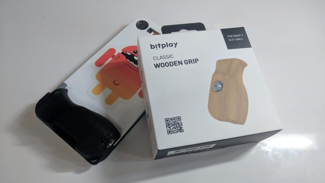 「bitplay SNAP! 7」用のウッドグリップ【レビュー】