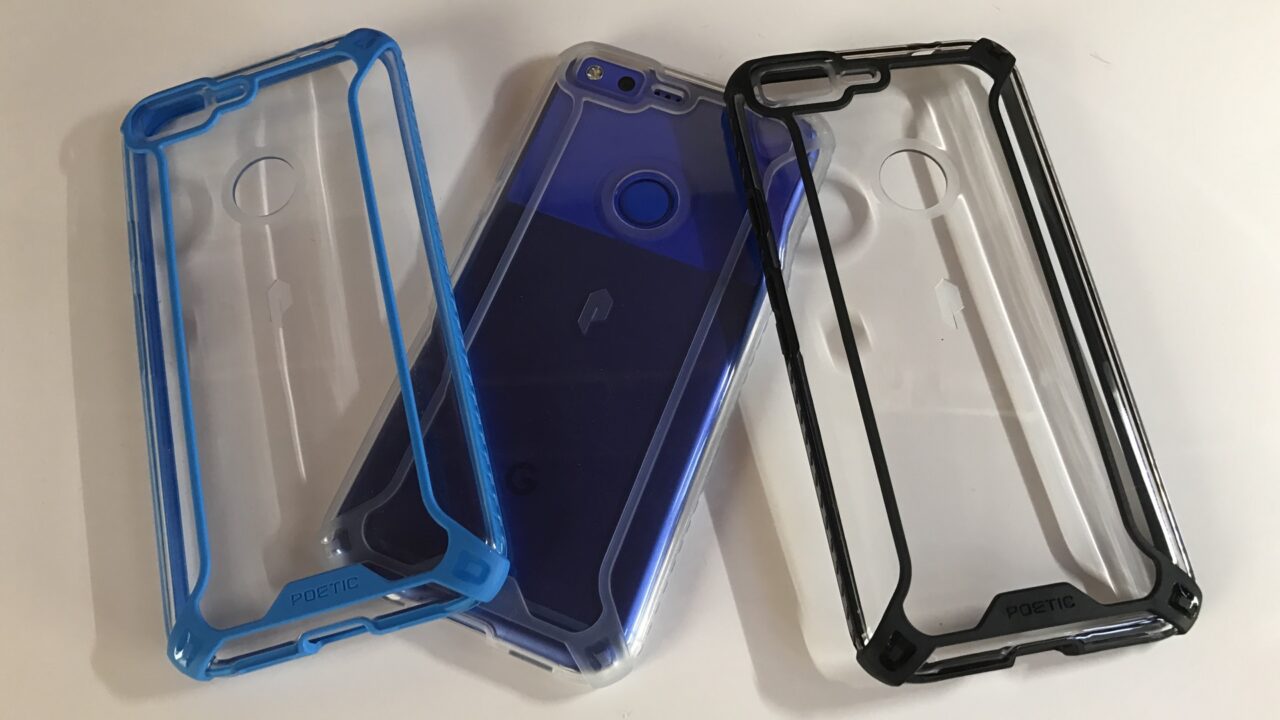 Pixel XL用TPUケース「Poetic Affinity」ブラック/クリア