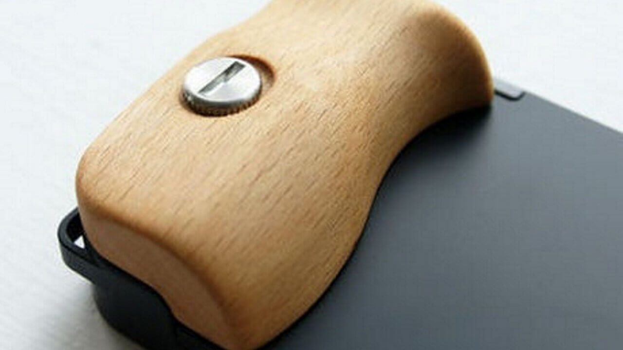 コペック、iPhoneデジカメ拡張ケース「bitplay SNAP! 7」用ウッドグリップ発売