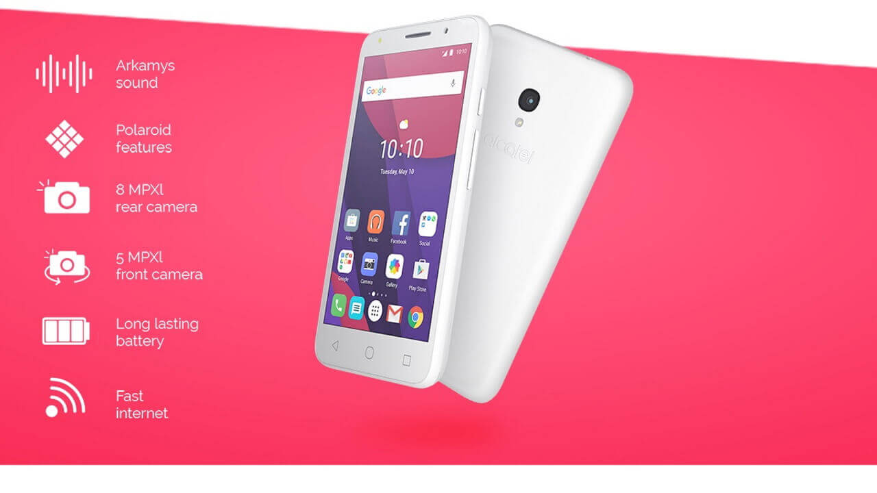 TCL、10,000円超低価格スマートフォン「Alcatel PIXI 4」3月24日発売