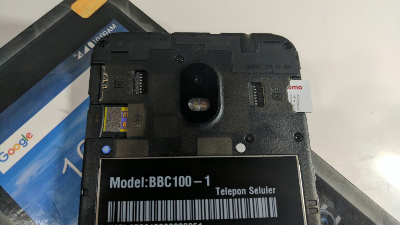 「BlackBerry Aurora」4G+3G DSDS非対応でした