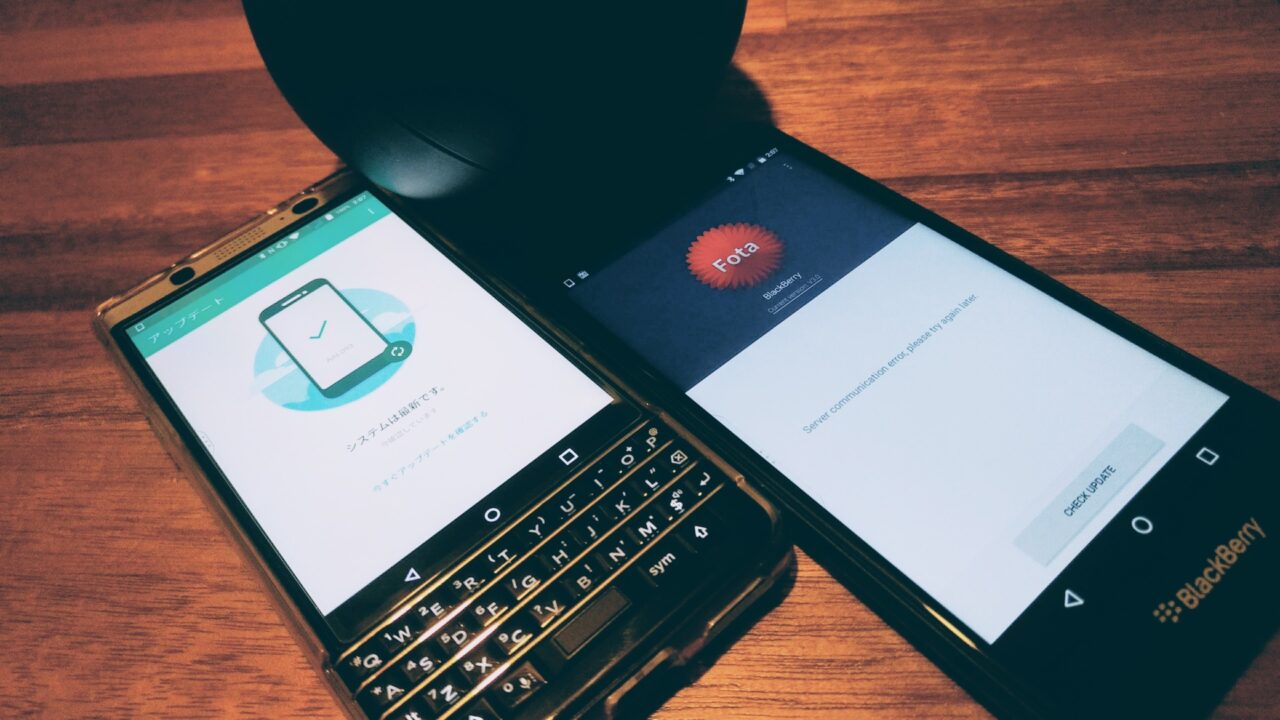 一新されたソフトウェアアップデート仕様【KEYone Tips】