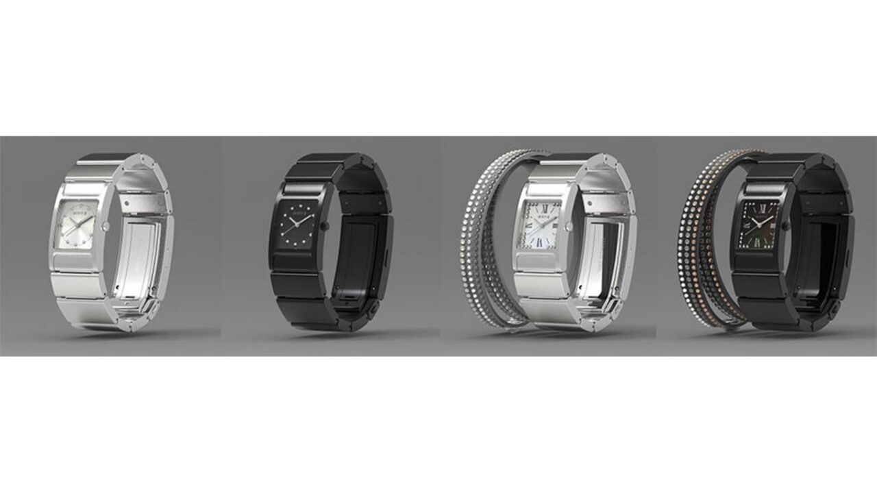Sony、スクエア型の女性向け「wena wrist Three Hands Square」発売
