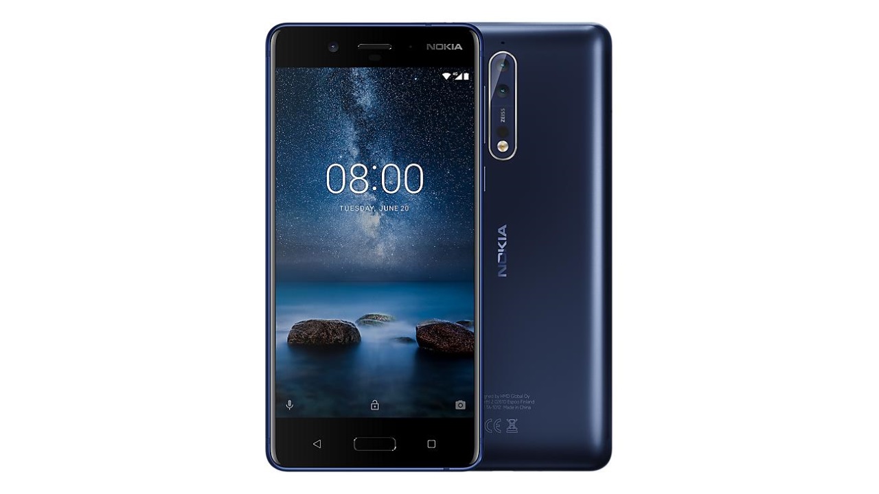 Cloveに「Nokia 8」テンパードブルー入荷