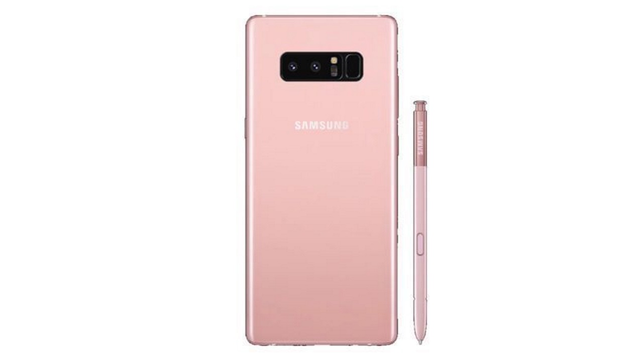 ebayに「Galaxy Note8」ピンクカラ出品中