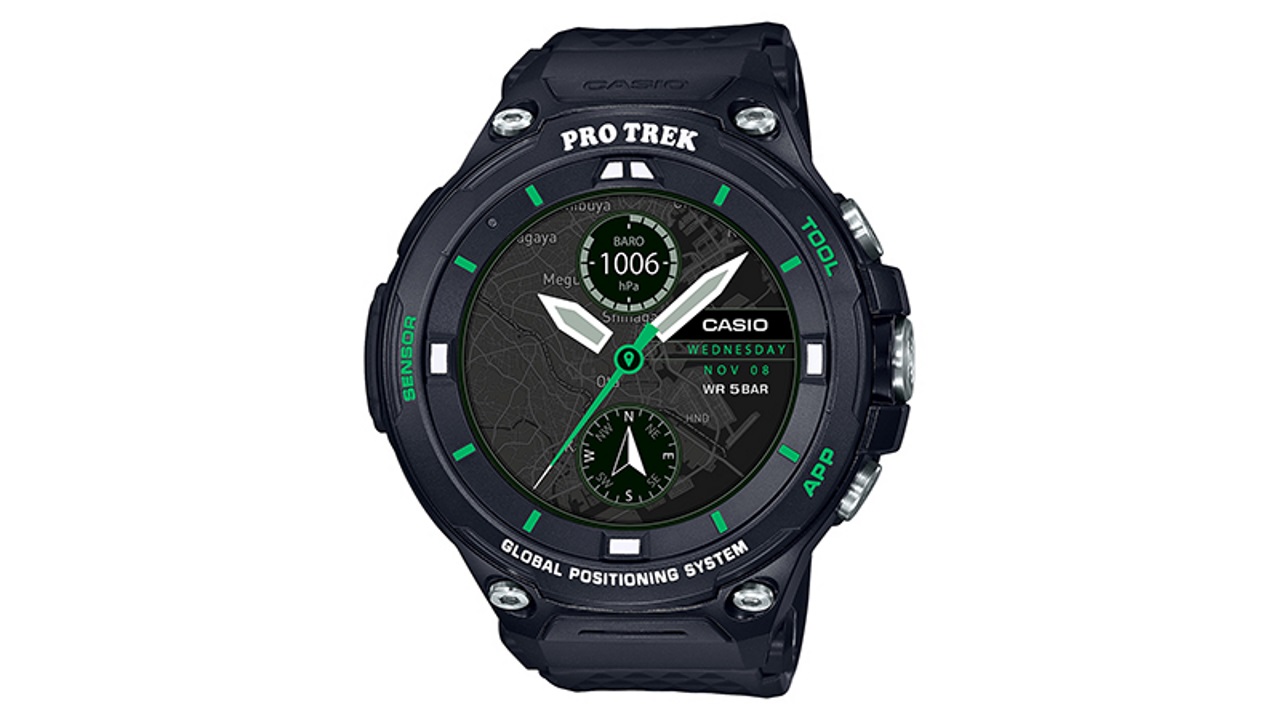 カシオ新型Android Wear「PRO TREK Smart（WSD-F20X）」発売