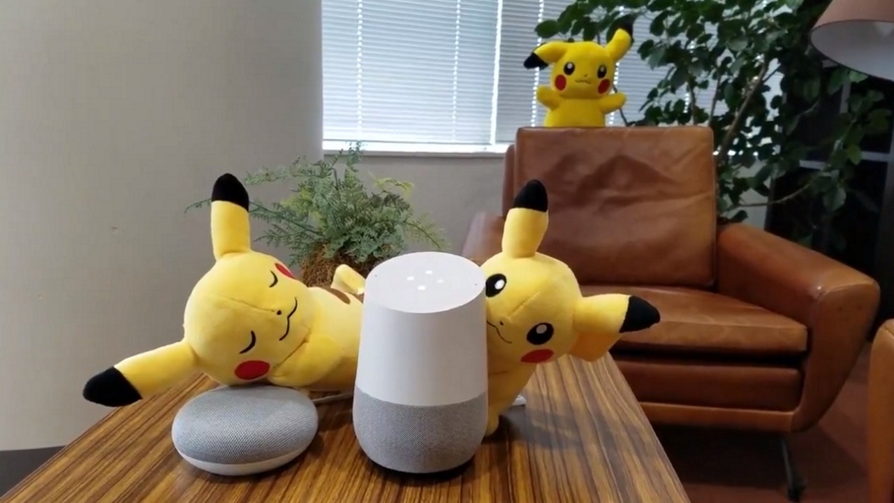 「Google Home」ピカチュウと会話が可能に