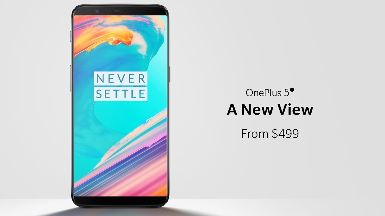 18:9ディスプレイ搭載「OnePlus 5T」正式発表