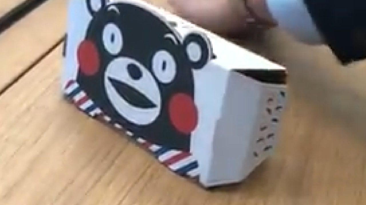 くまモバイル、くまモン仕様VRscope組み立て動画公開