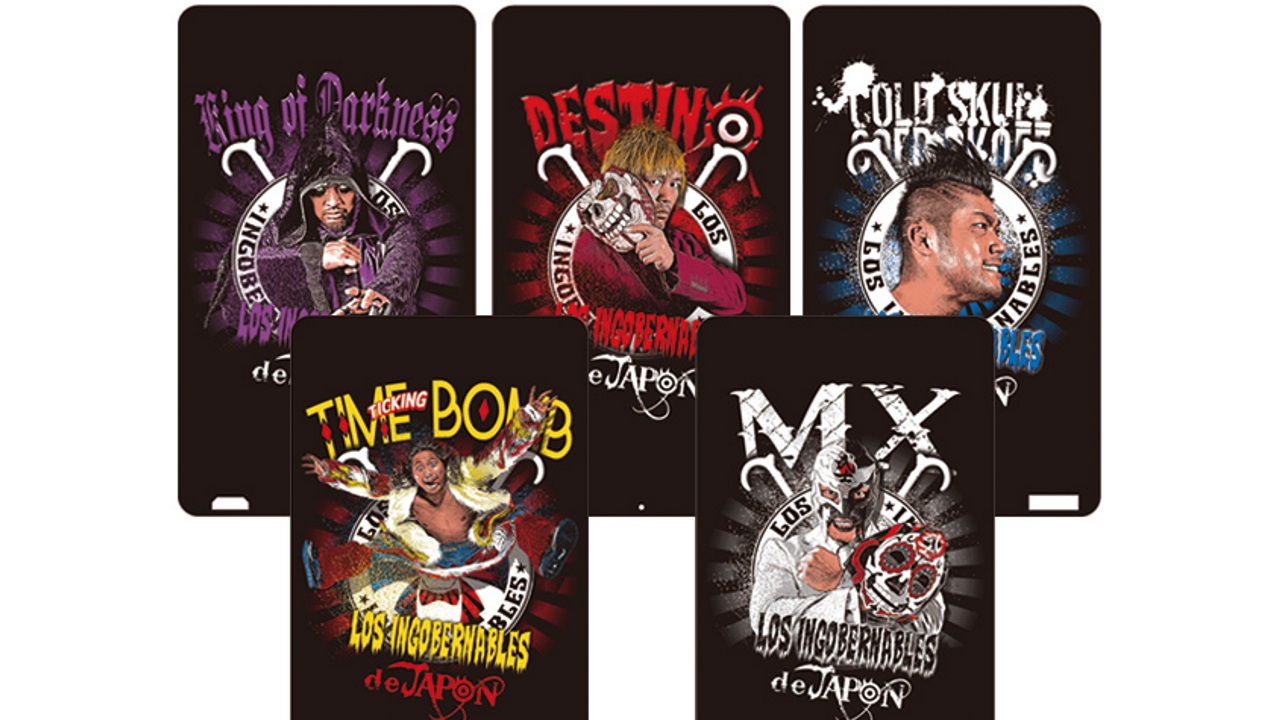 L.I.J各選手仕様4,000mAhモバイルバッテリー闘魂ショップで発売