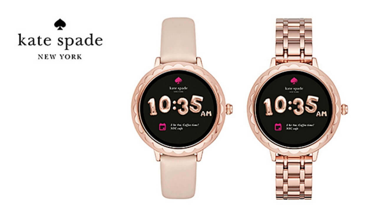 ケイト・スペード初Android Wear「SCALLOP」国内予約開始