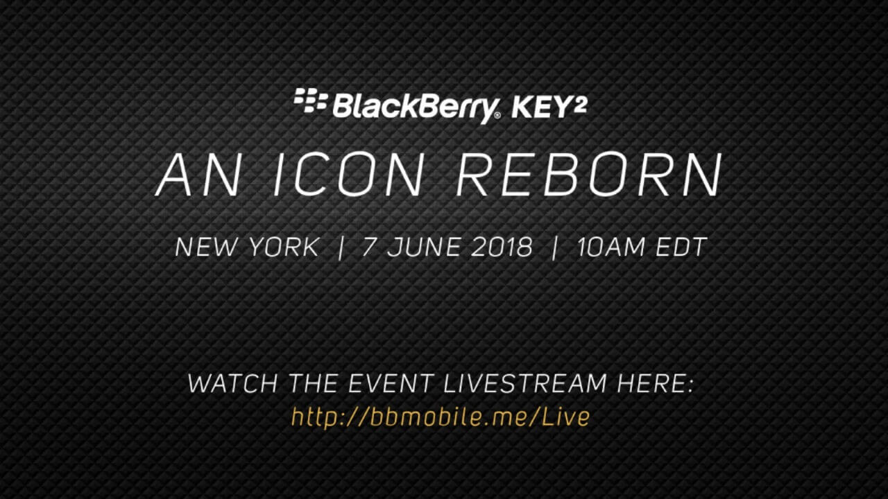 「BlackBerry KEY2」ライブ配信で発表会開催