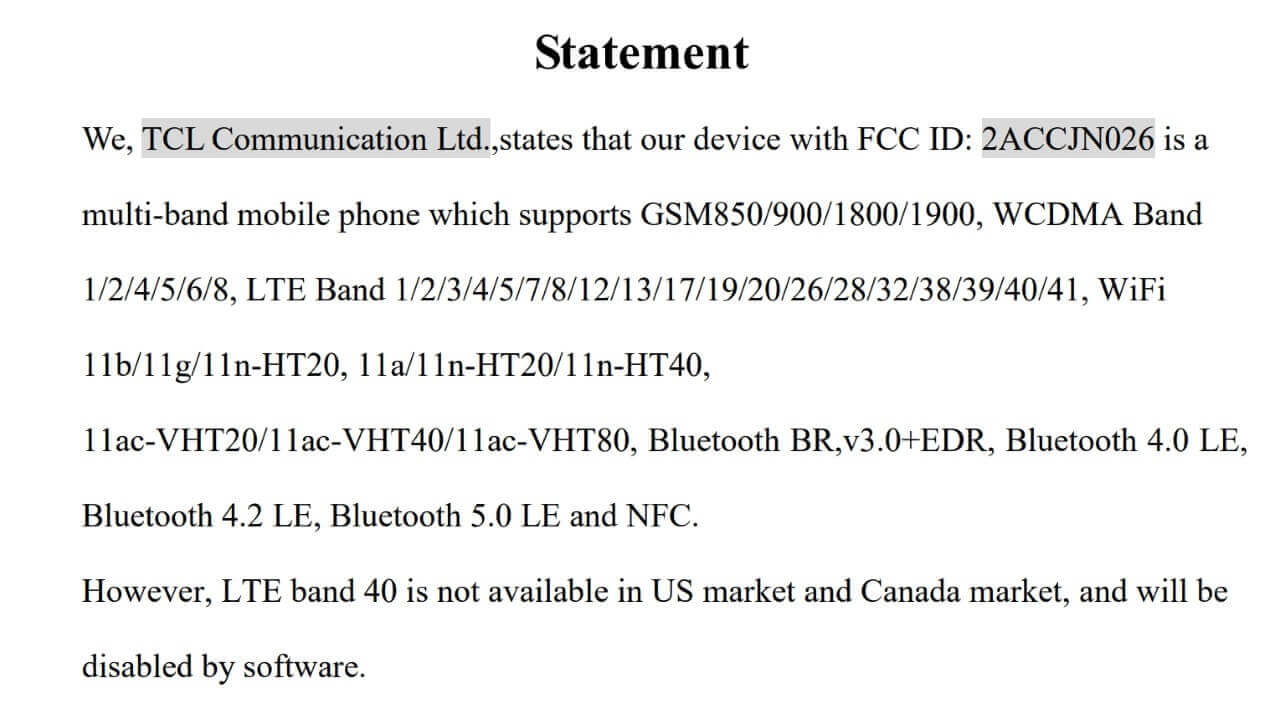 「BlackBerry KEY2（BBF100-1）」FCC認証取得