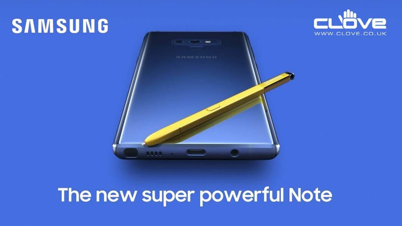 Cloveに「Galaxy Note9」入荷