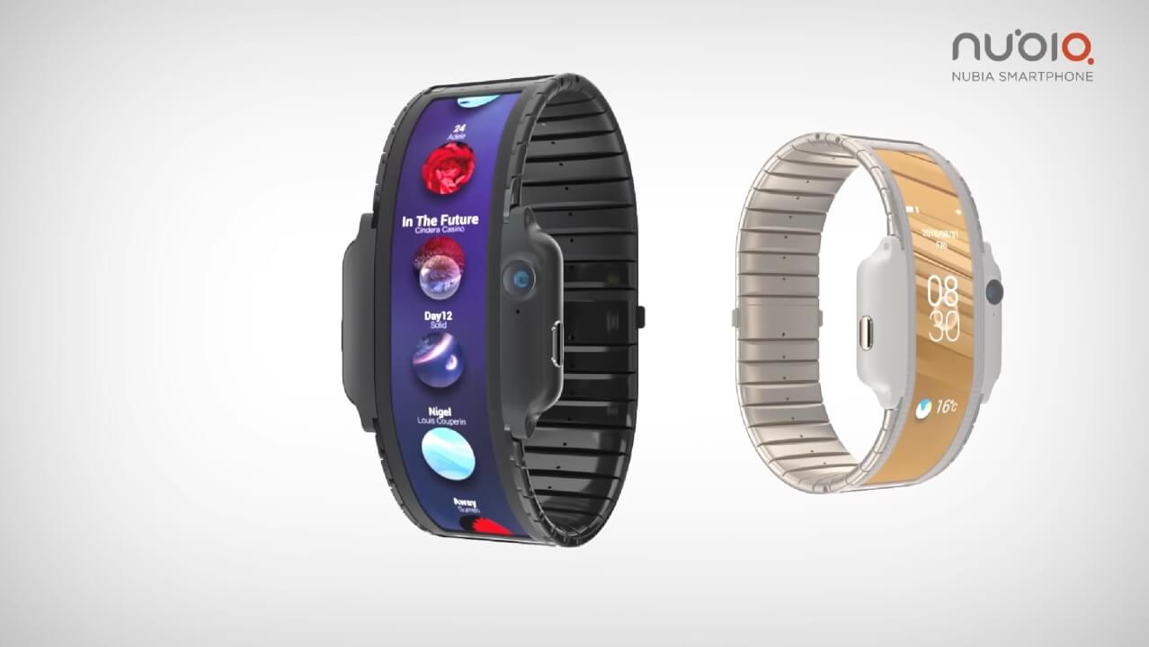 フレキシブルディスプレイ/カメラ搭載次世代スマートウォッチ「nubia-α」公開【IFA 2018】
