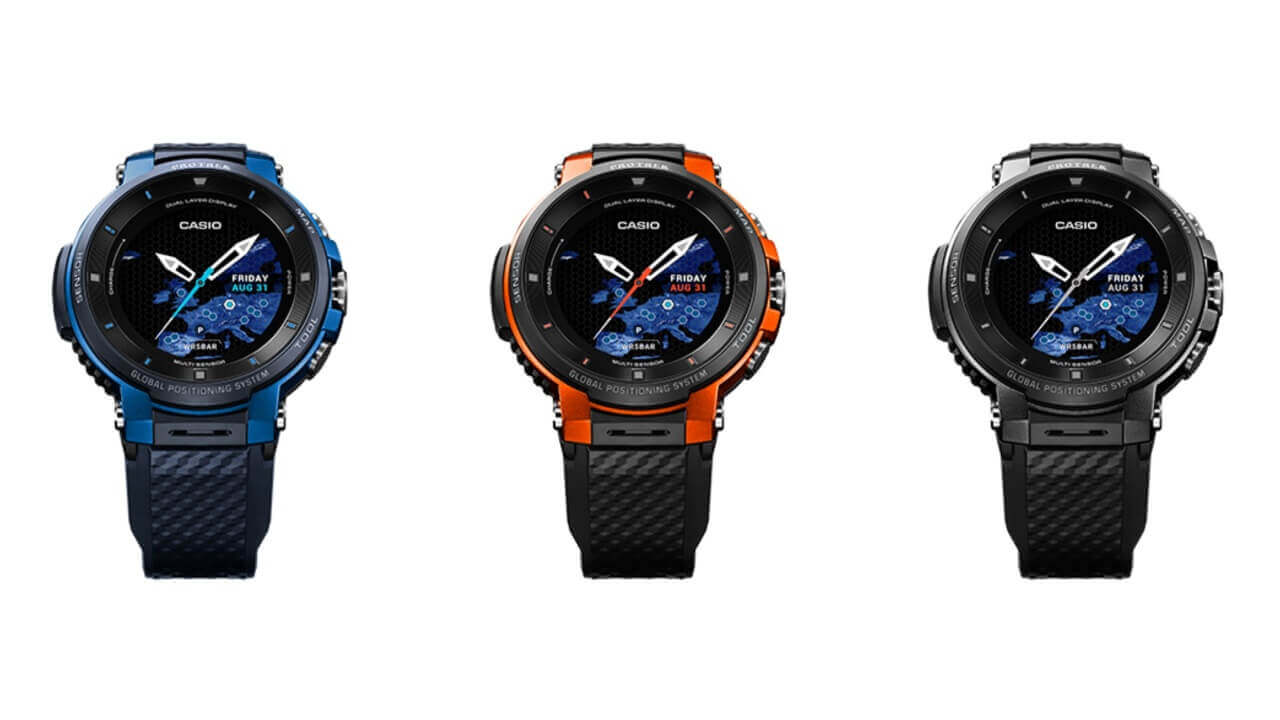 カシオ、Wear OS「PRO TREK Smart WSD-F30」1月18日発売