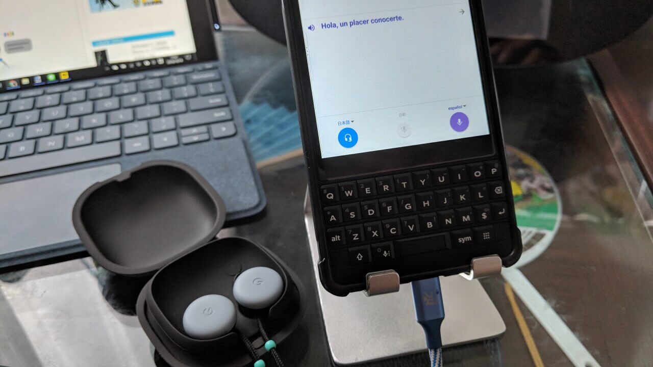 「Pixel Buds」リアルタイム翻訳を使ってみた【BlackBerry KEY2レポート】