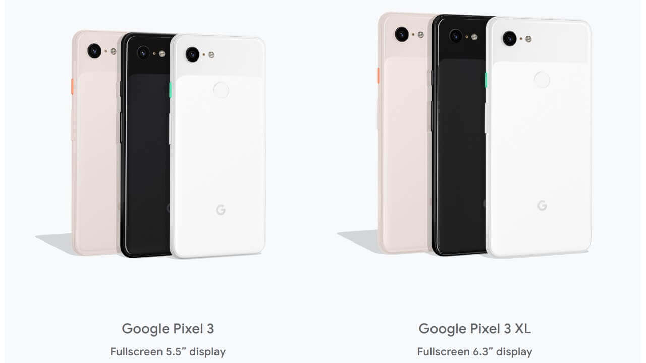Felica搭載「Pixel 3/3 XL」国内モデル予約開始