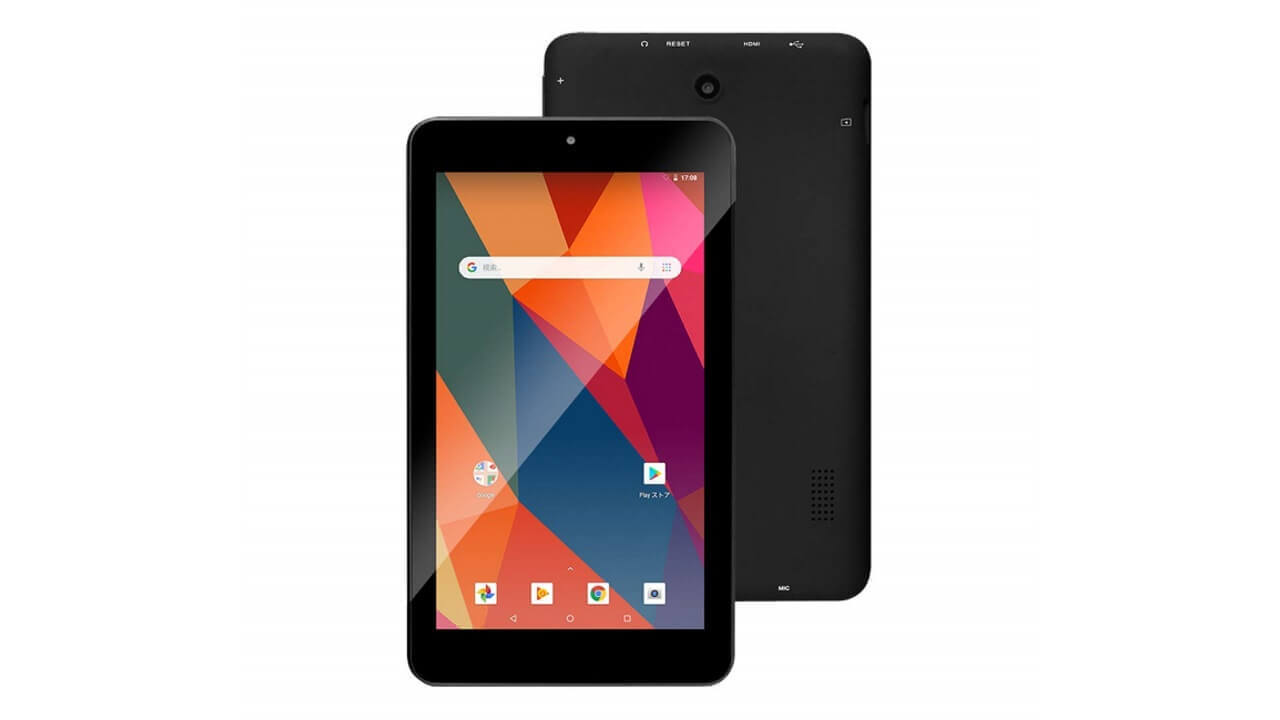 Go Editon搭載タブレット「JENESIS JT07-81B」Amazonで発売