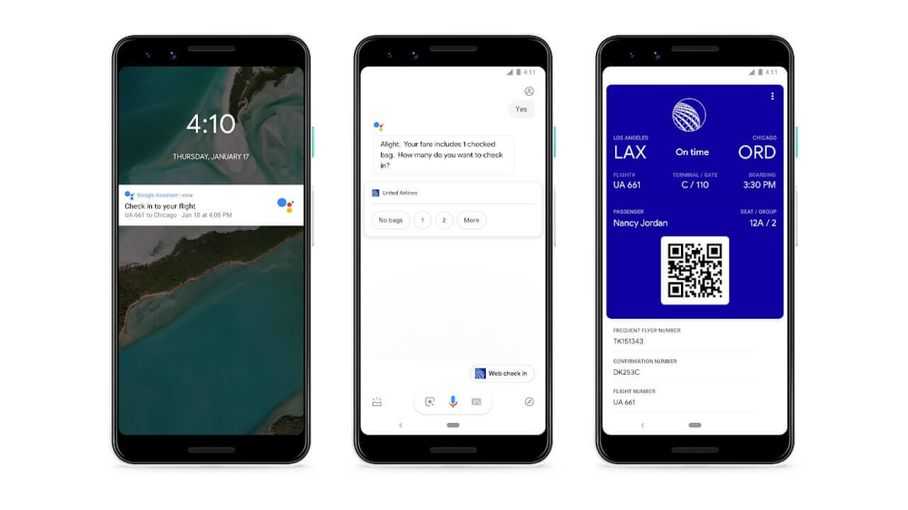 Travel Assistant check in