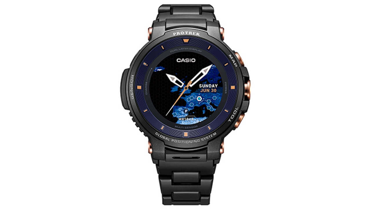 カシオ、サファイアガラス採用Wear OS「PRO TREK Smart  WSD-F30SC」発表