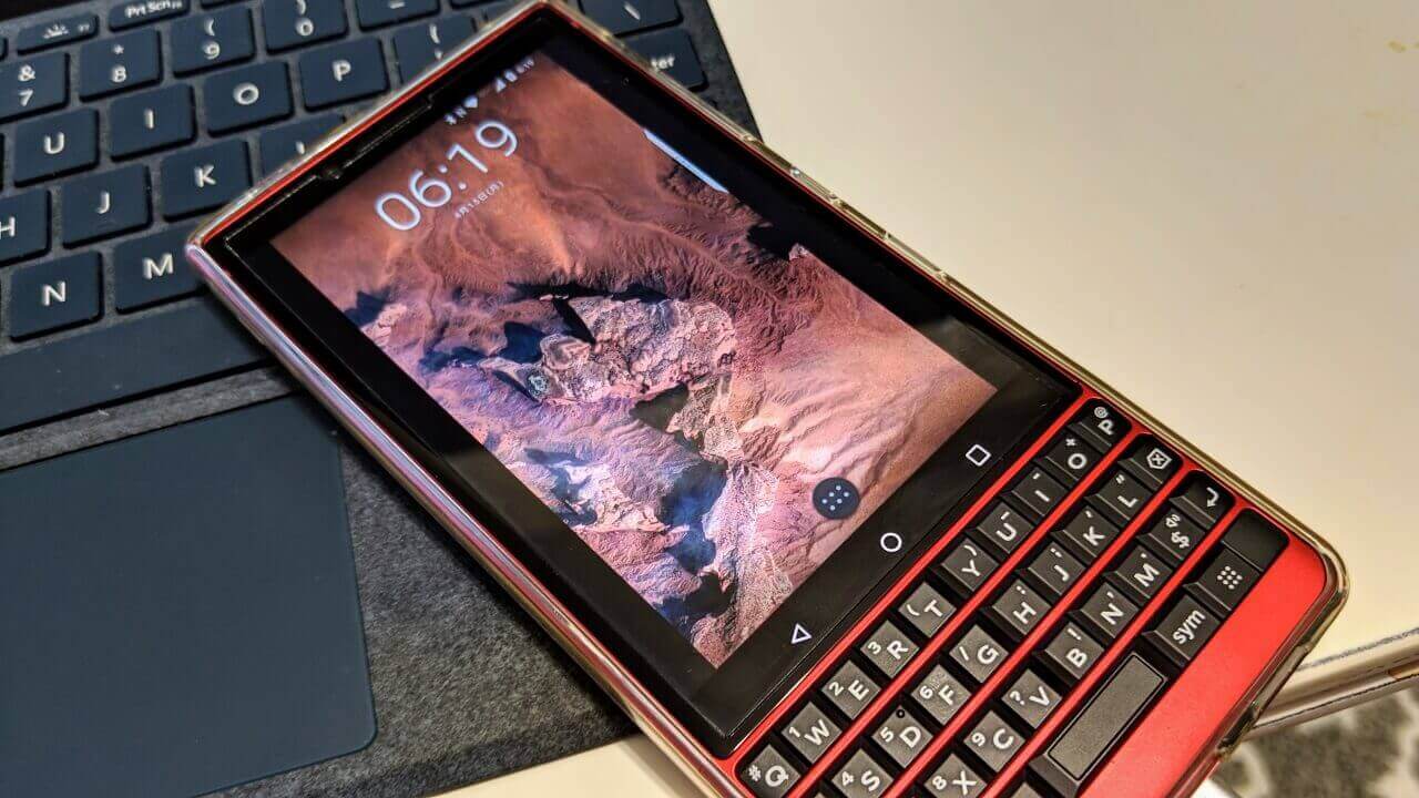 ディスプレイアスペクト比を16:9に【BlackBerry KEY2レポート】