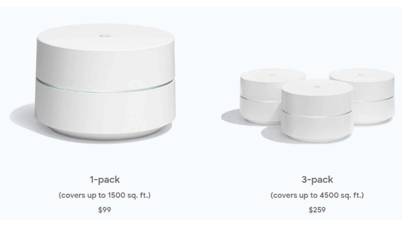 米Googleストアで「Google Wifi」値下げ