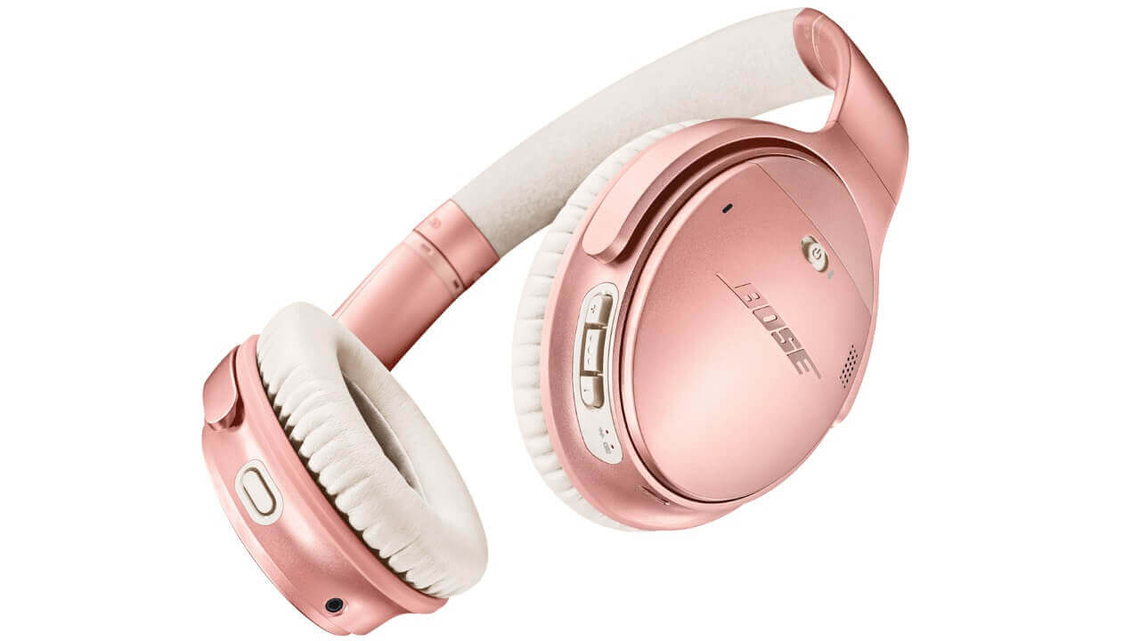 Googleアシスタントビルトイン「Bose QC 35 II」限定ローズゴールド発売