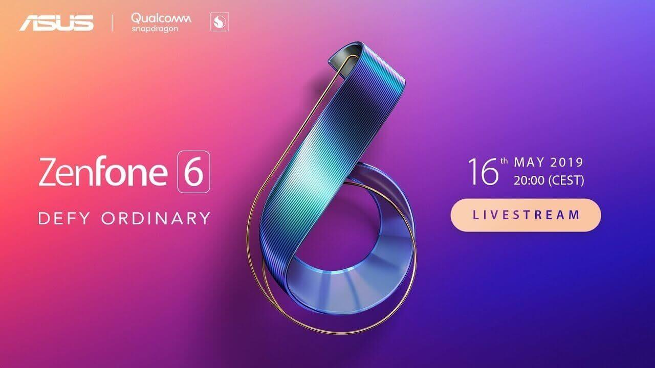 ASUS、「ZenFone 6」発表ライブ配信ページ公開