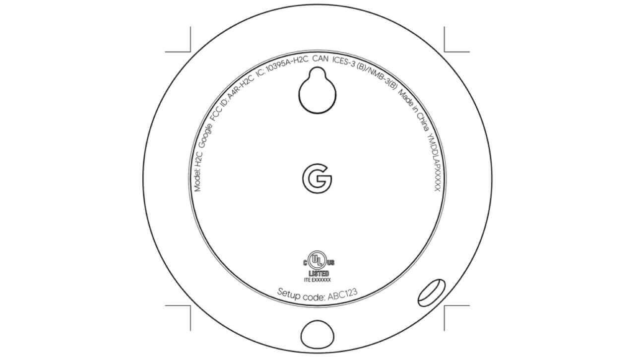 Google Home系未発表デバイス「H2C」FCC認証取得