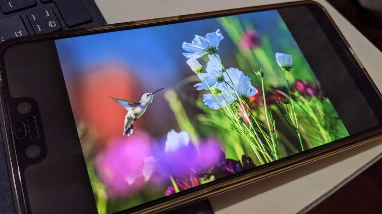 「Pixel 3」ディスプレイカラートーン変更設定