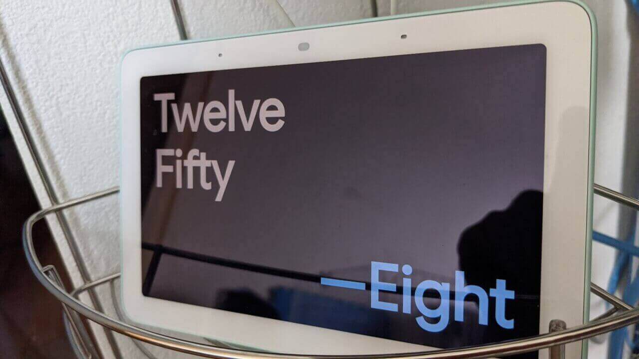 「Google Nest Hub」のワード時計が追加