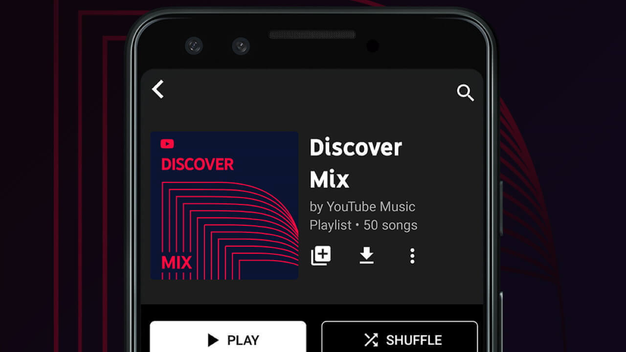 「YouTube Music」に3つの新しいプレイリストが追加