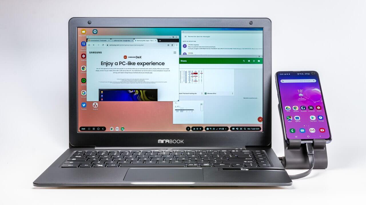 AndroidをPC化する「Mirabook」ビックカメラで早くも発売