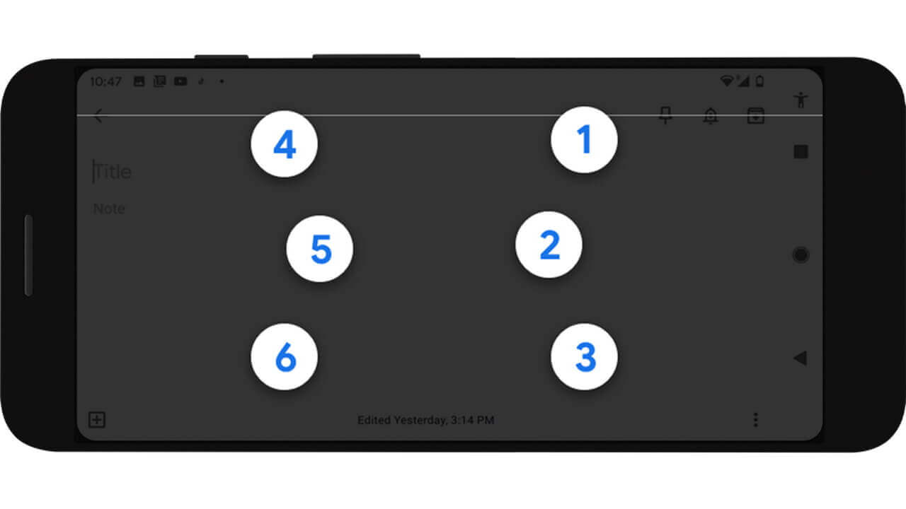 Android 5.0以降で6点入力をサポート、まずは英語から