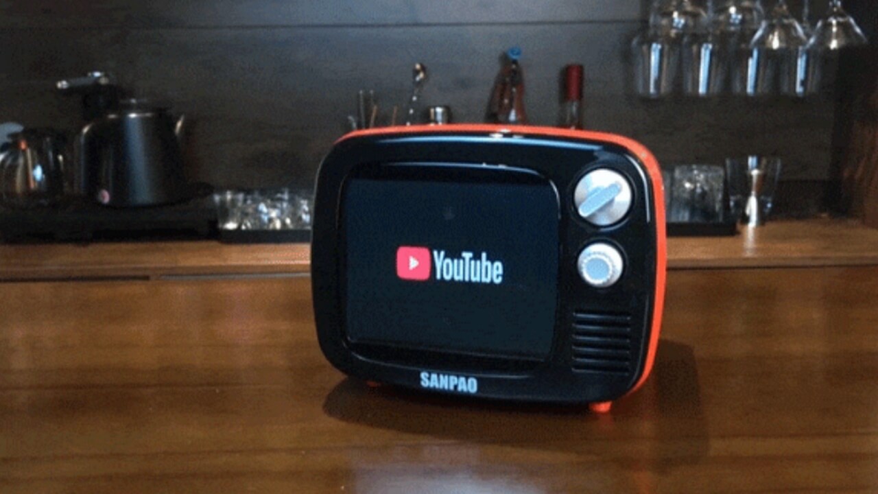 小型テレビ型Android「SANPAO」クラウドファンディング受付中