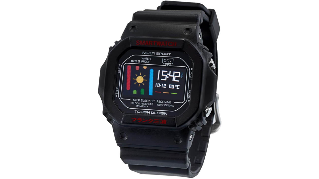 第2弾「フランク三浦 スマートウォッチ スクエアケース」発売