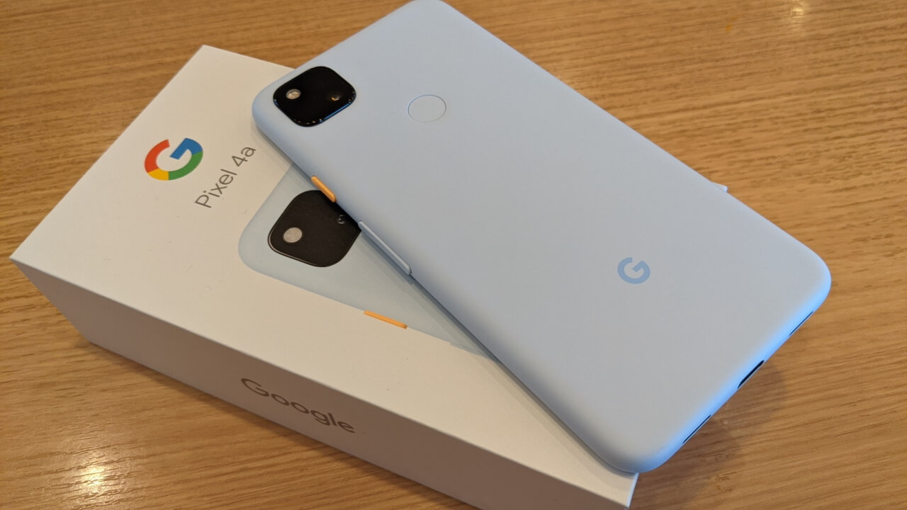 良い色！「Pixel 4a」ブルーが届きました
