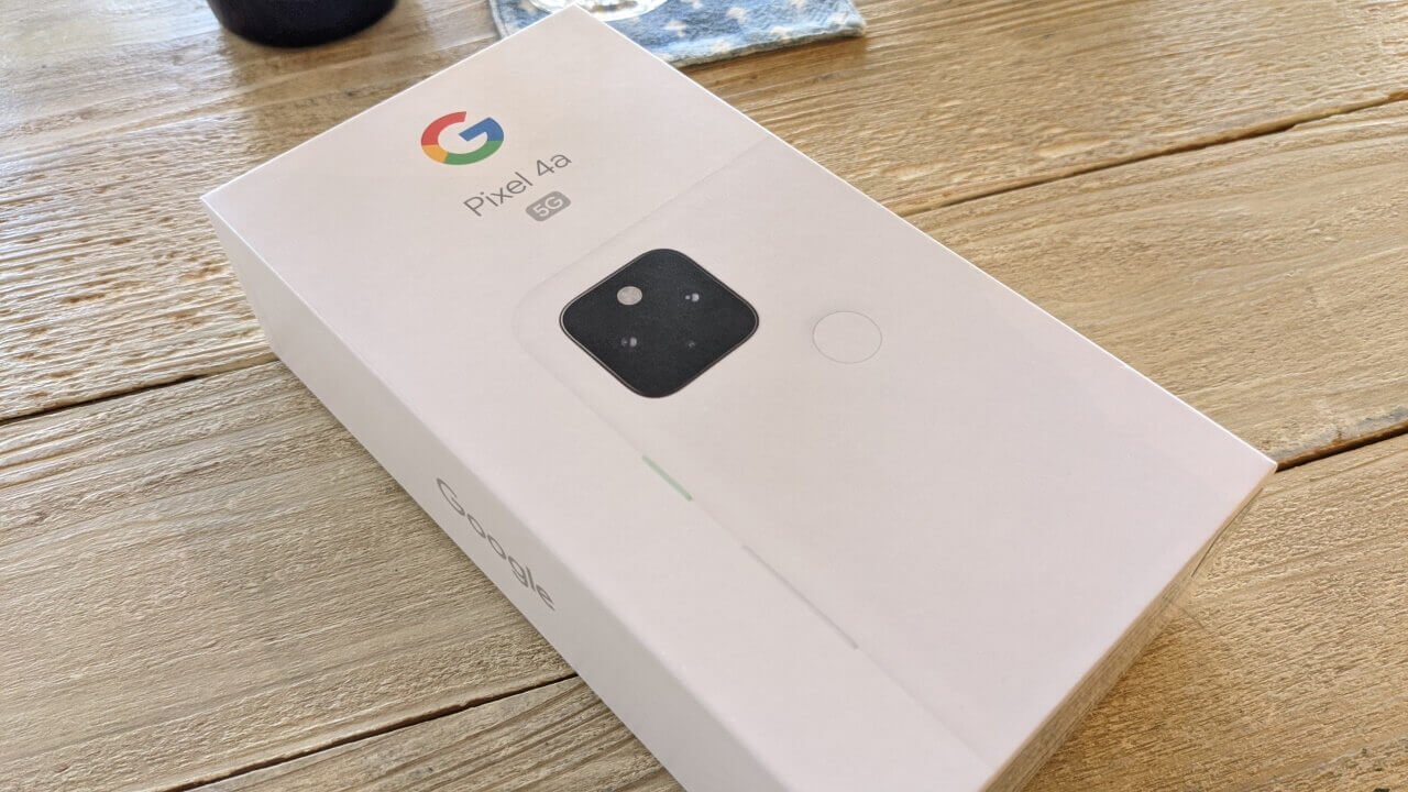 新色！「Pixel 4a（5G）」ホワイトが届きました