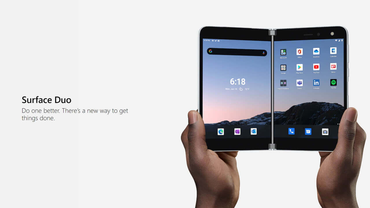 「Surface Duo」ついに英国などで発売