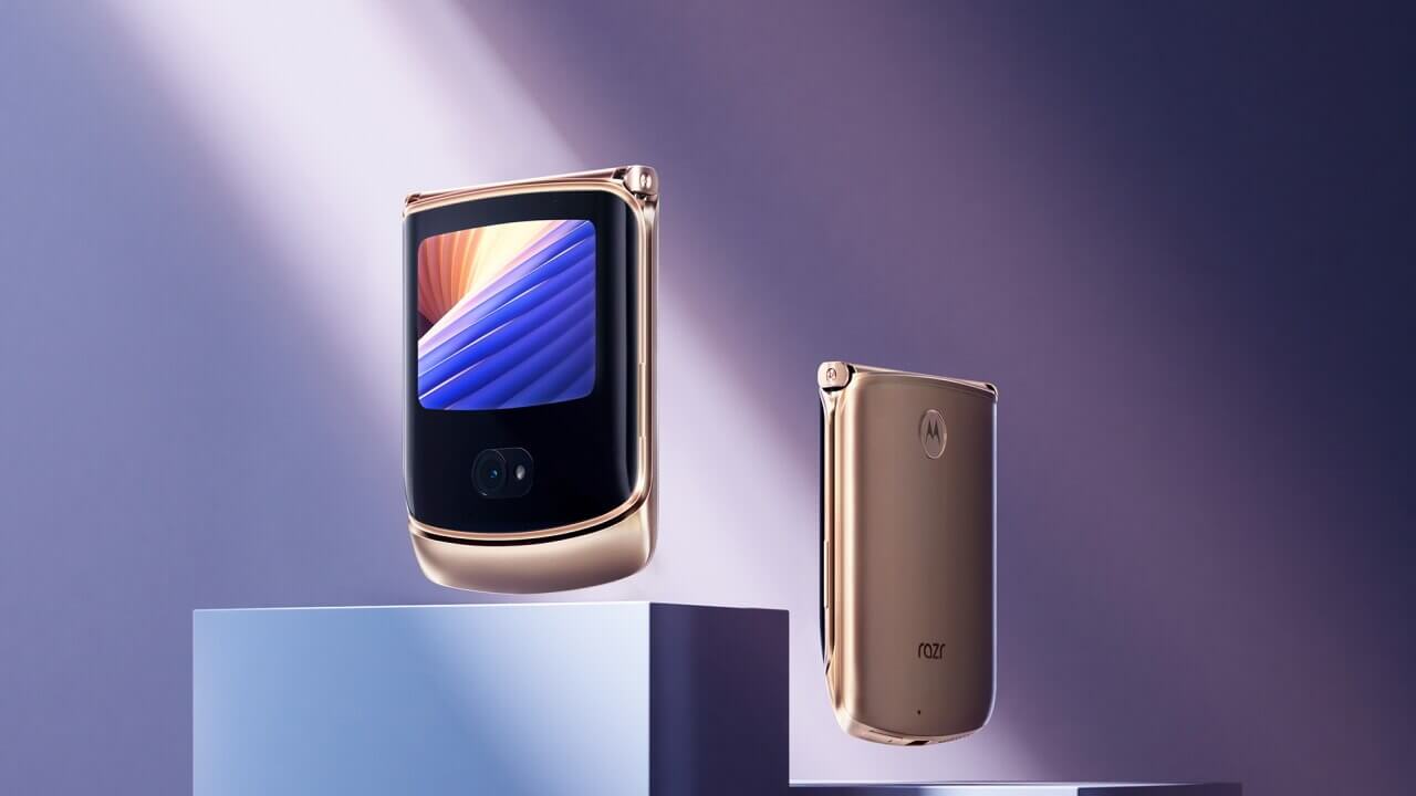 限定！国内SIMフリー「Motorola Razr 5G」ゴールド発売へ