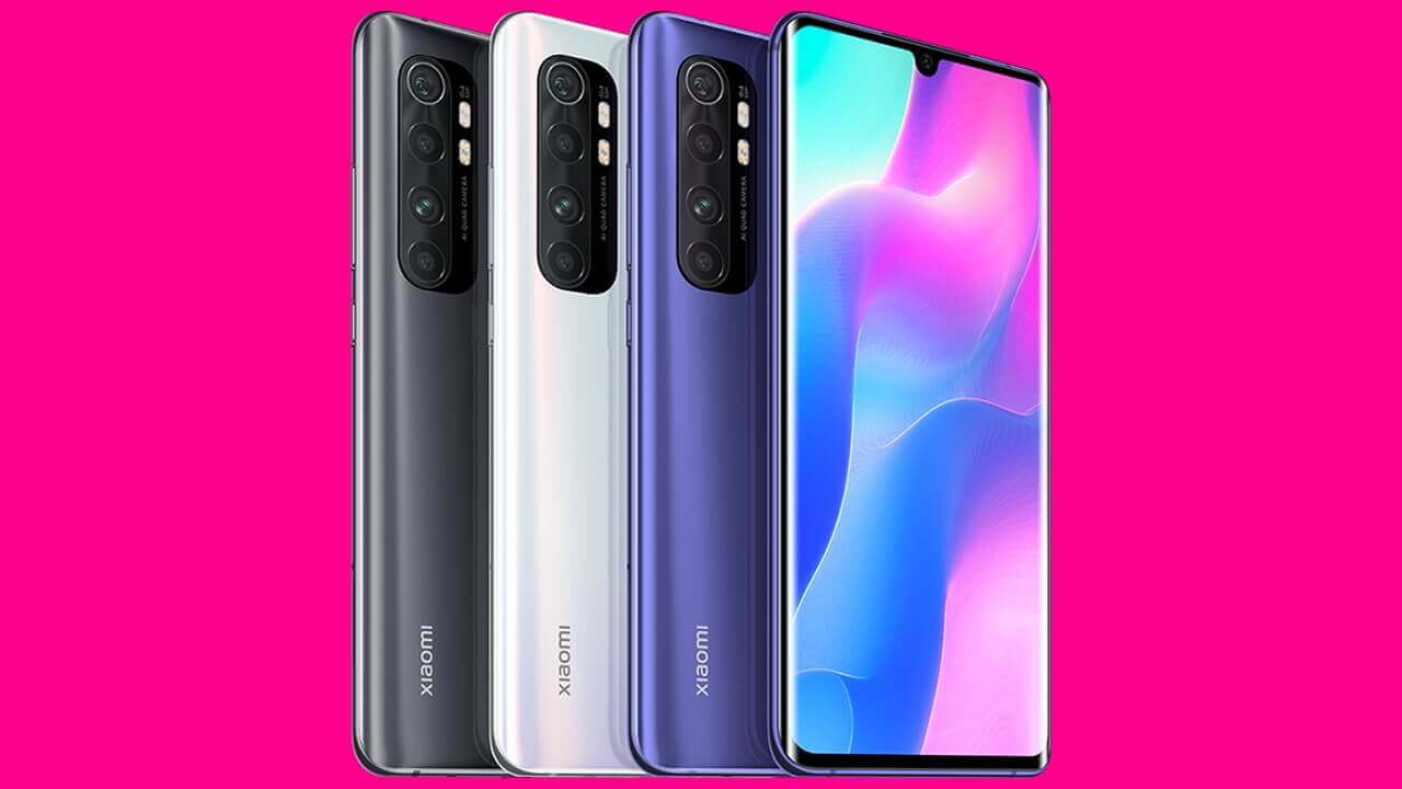 Xiaomi Mi note 10 Lite