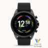Fossil Gen 6-Black Silicone FTW4061