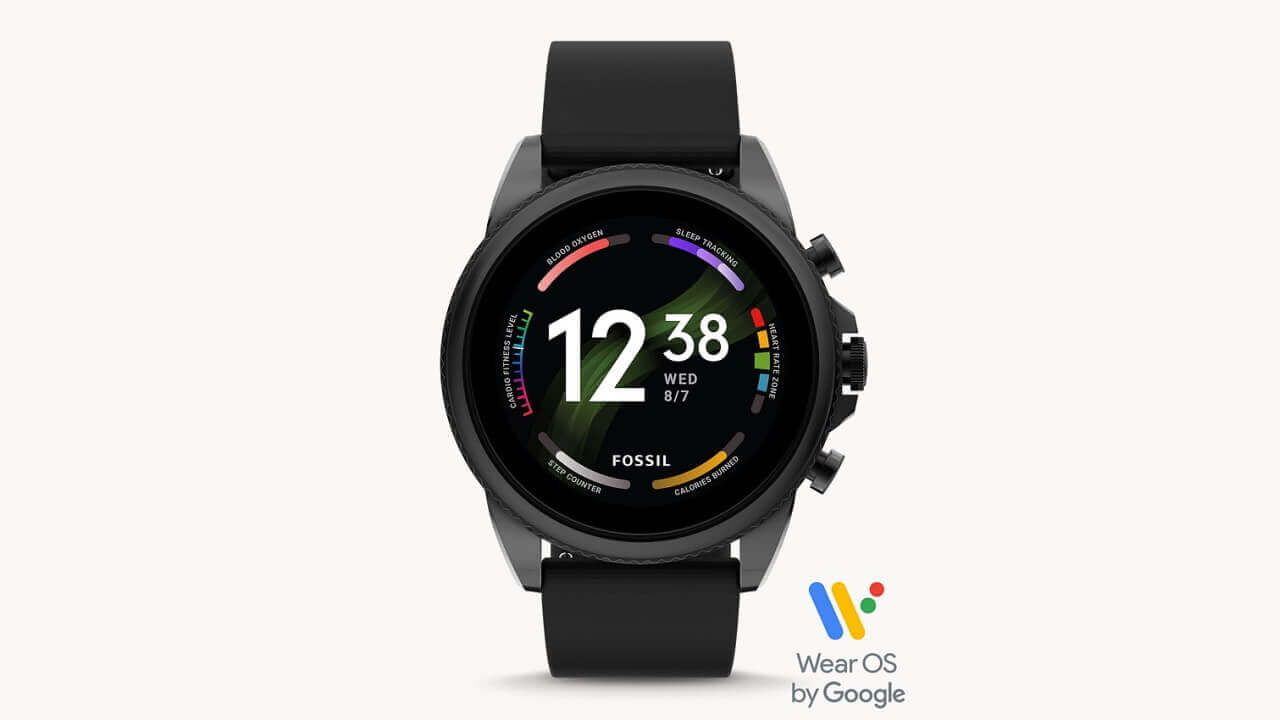 Fossil Gen 6-Black Silicone FTW4061